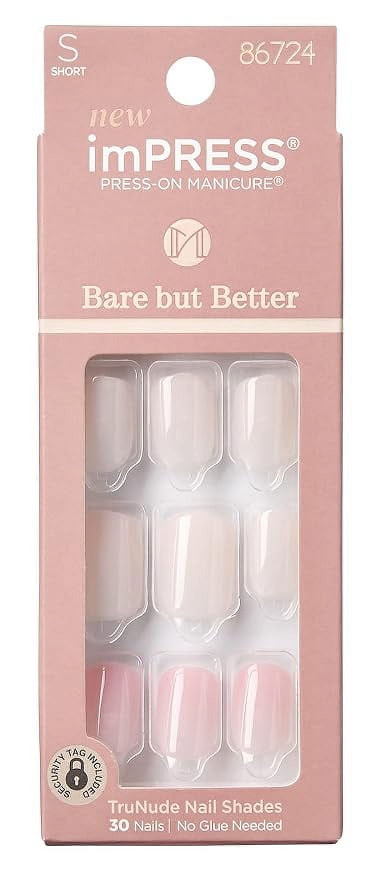 KISS imPRESS Press-On Manicure Fake Nails - Model