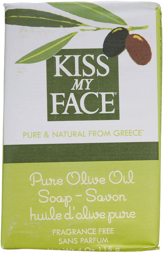 KISS MY FACE BAR SOAP,PURE OLIVE OIL