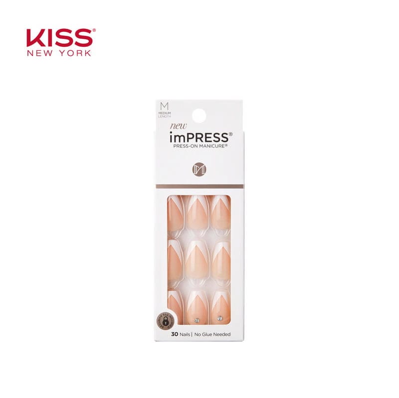 Kiss Impress Press-On-Manicure Kit 30 Count So French