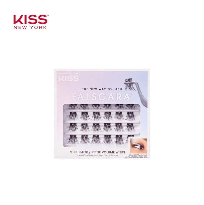 KISS FALSCARA Multipack Drama Lashes - Petite Volume Wisps, 30 count