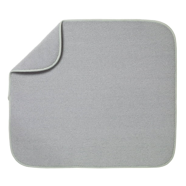 MUkitchen Microfiber Dish Drying Mat - Gray