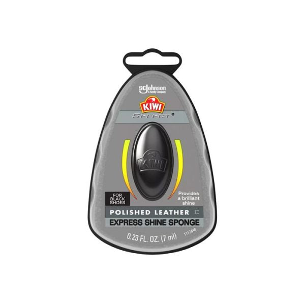 KIWI Express Shoe Shine Sponge - Black, 0.2 oz
