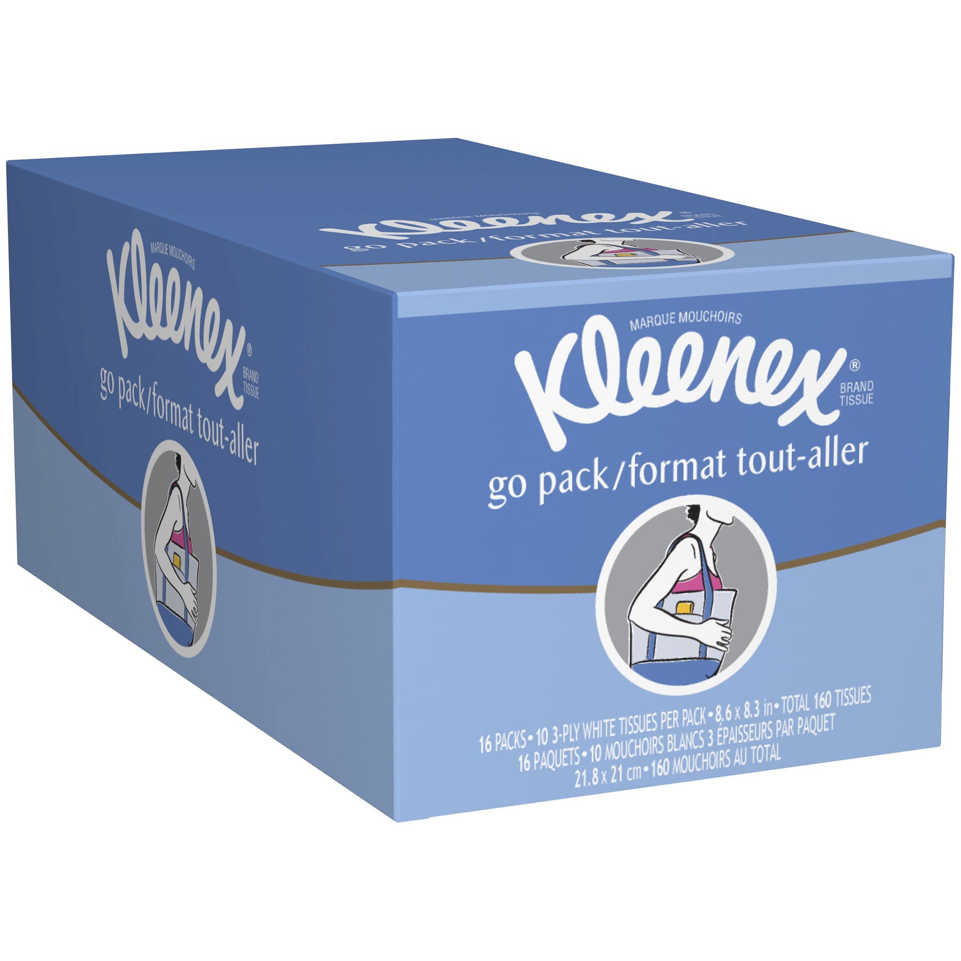 KLEENEX GO PACK 3X80
