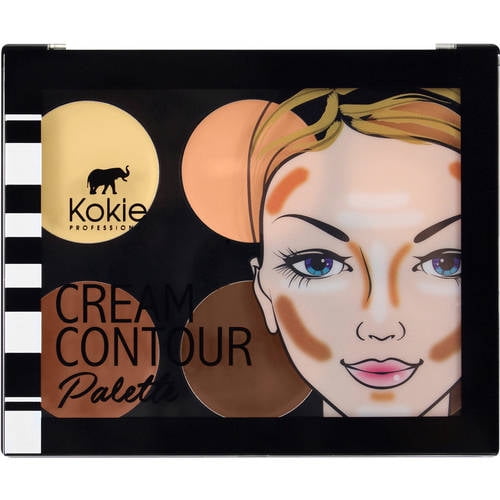 Kokie Cream Contour Palette Light/Medium