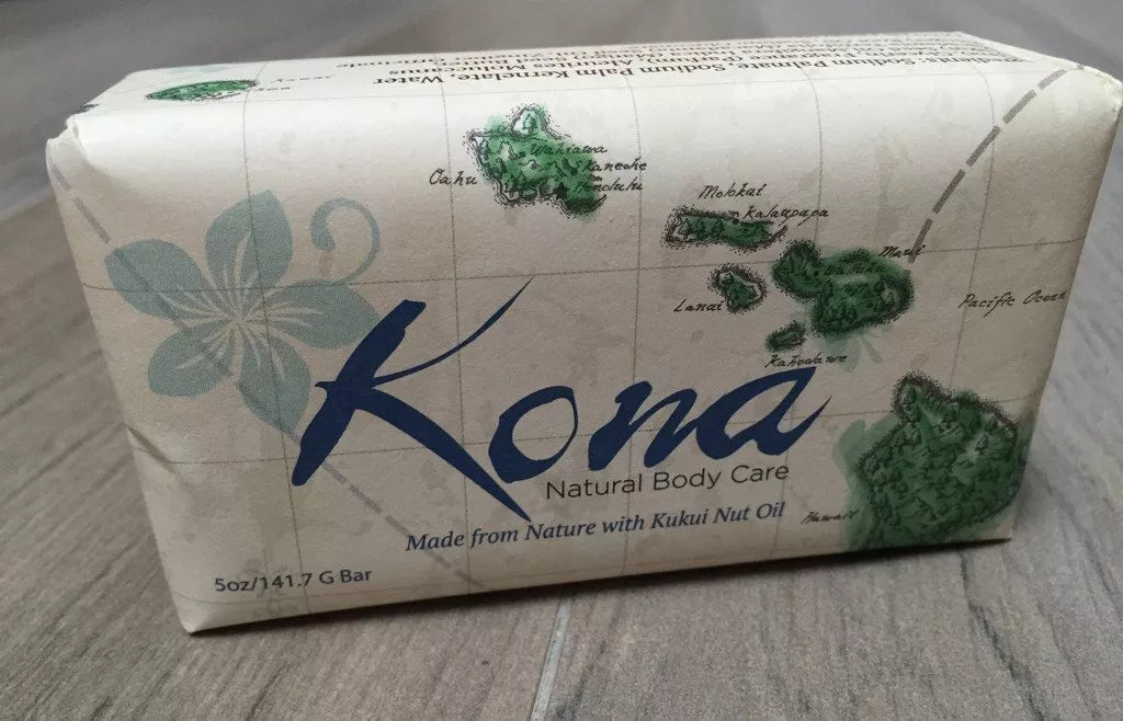 KONA NATURAL BODY CARE BAR SOAP,WAIMEA BAY RUM