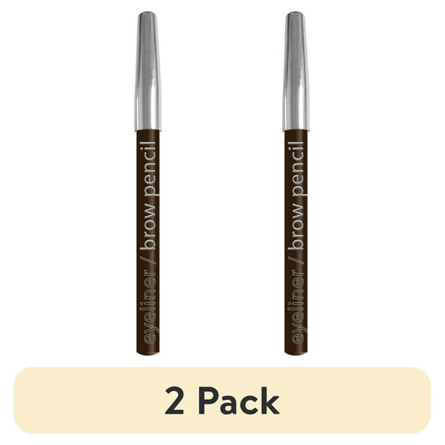LAC 2PC PENCIL W/SHARP DK BRWN