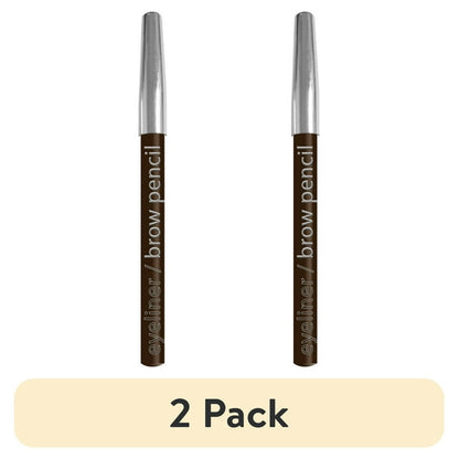 LAC 2PC PENCIL W/SHARP DK BRWN