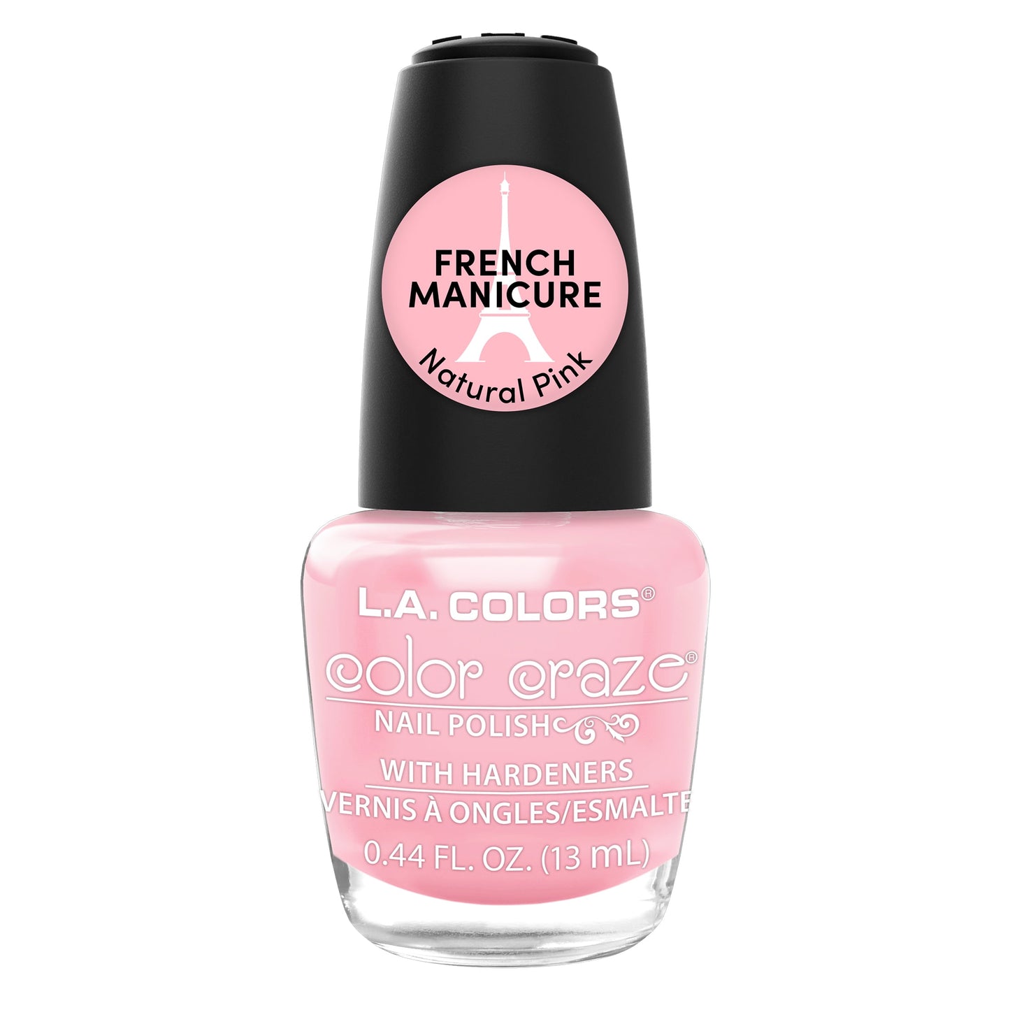 L.A. Colors Classy Nail Tips Perfect Pink French 25 pcs