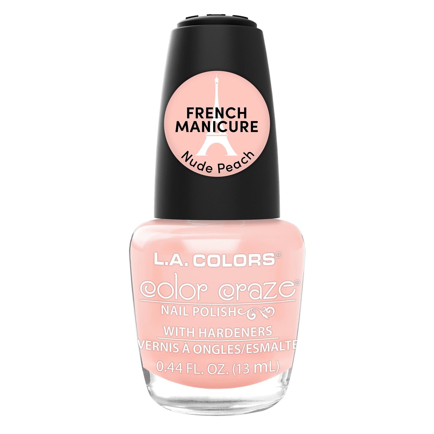 L.A. Colors Classy Nail Tips Timeless Nude French 25 pcs