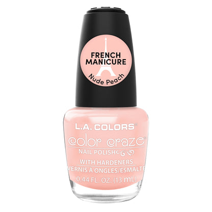 L.A. Colors Classy Nail Tips Timeless Nude French 25 pcs