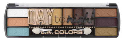 L.A. Colors Day to Night 12-Color Eyeshadow Palette - Sunset