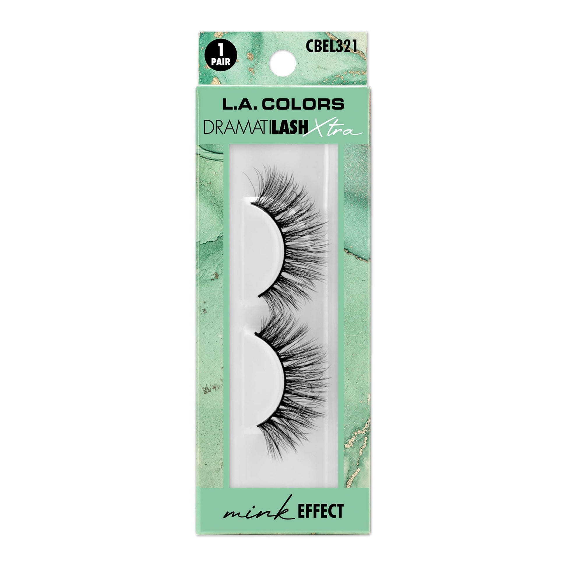 L.A. Colors DaramatiLash Multipack & Adhesive, 3 Pair
