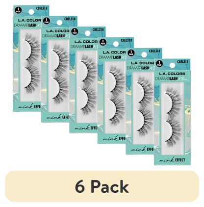 L.A. Colors DaramatiLash Multipack & Adhesive, 3 Pair