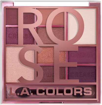 L.A. Colors Color Block 10-Color Eyeshadow Palette - Cool