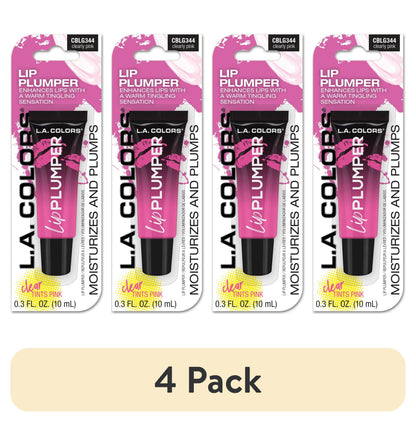 L.A. Colors Sheer Pink Nourishing & Hydrating Glossy Lip Plumper - Clearly Pink