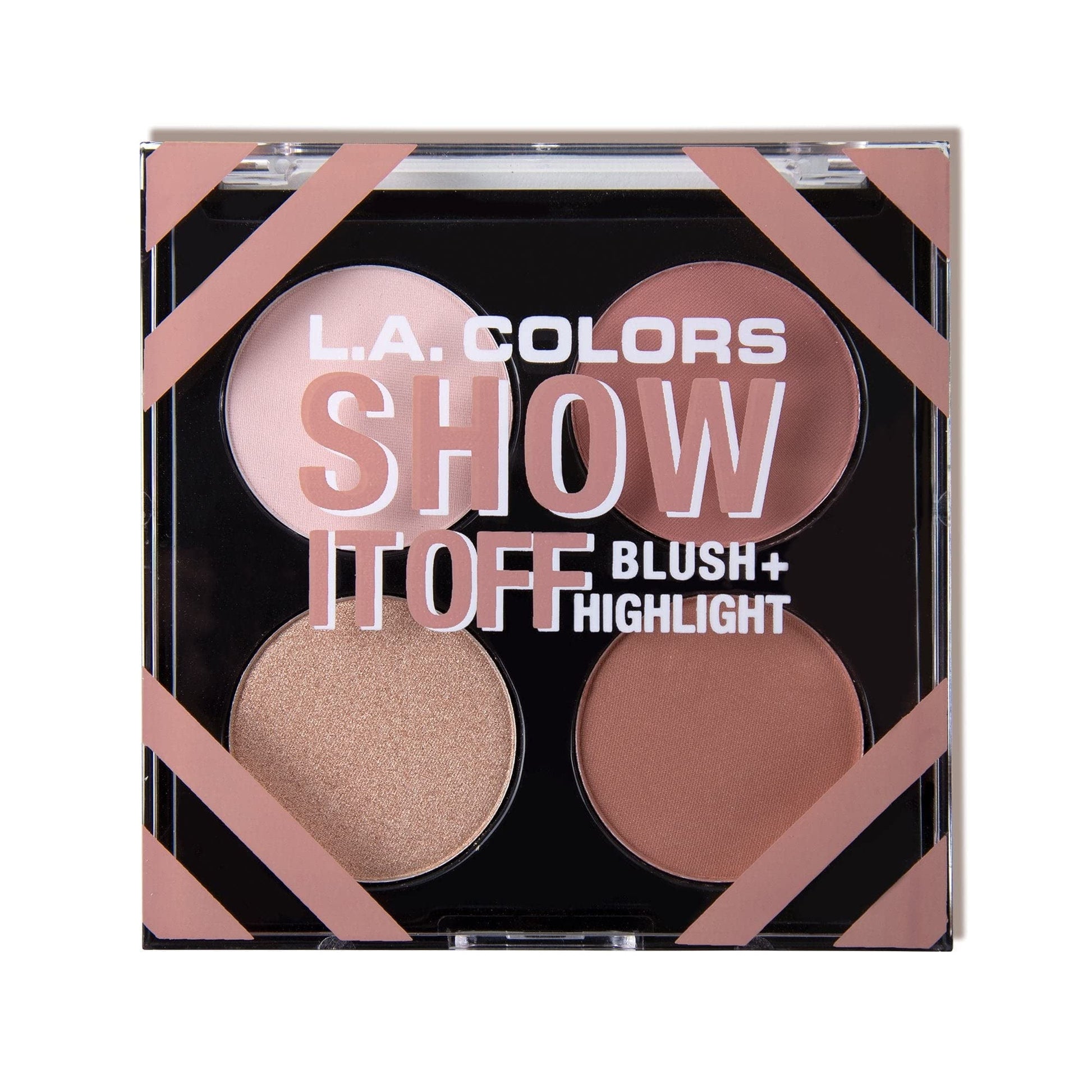 L.A. COLORS Show It Off & Shape It Up Palette - Blush & Highlight