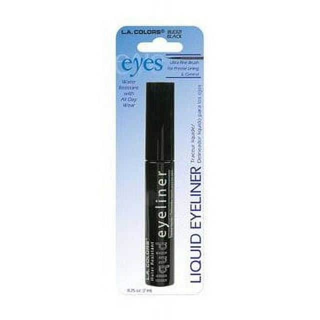 L.A. Colors Smudge Proof Thin Tip Liquid Eyeliner - Black
