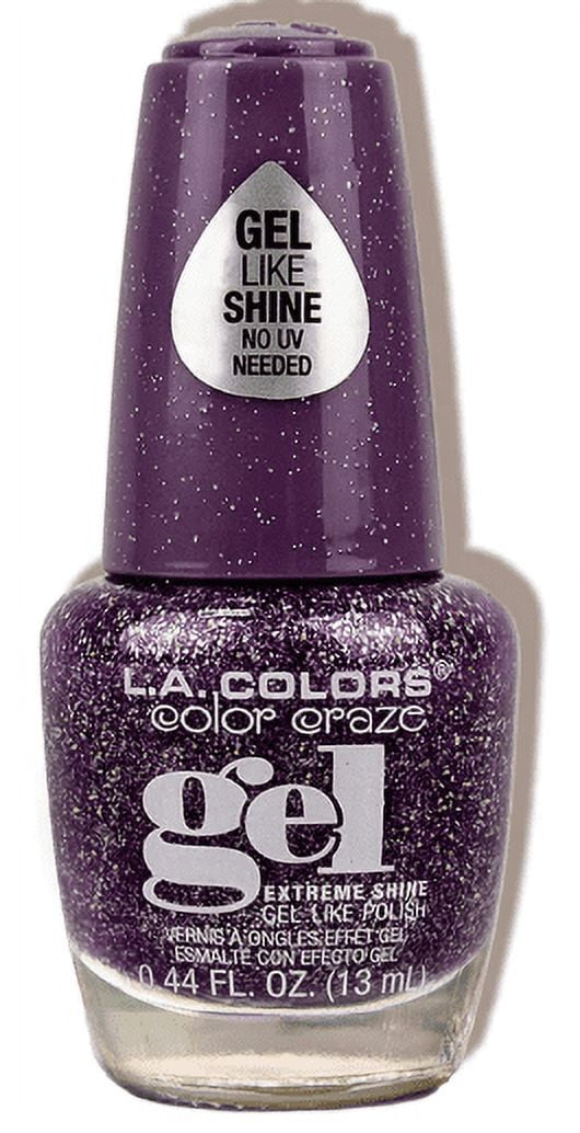 L.A. Colors Color Craze Extreme Shine Gel Nail Polish - Mademoiselle, 0.44 fl oz