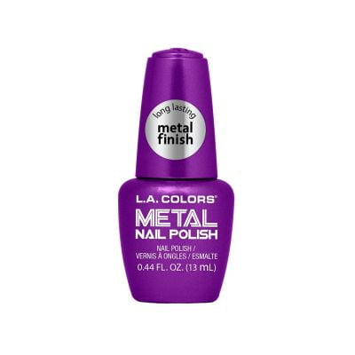 L.A. Colors Dark Metal Nail Polish, Violet Vixen 0.44 fl oz