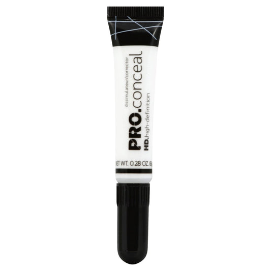 L.A. Girl Pro Conceal HD Concealer - Flat White Corrector, 0.28 oz