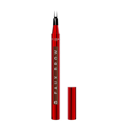 L'ORÉAL PARIS Faux Brow Hair-Like Brow Filling Pen, 392 Light Brunette, 0.03 fl oz
