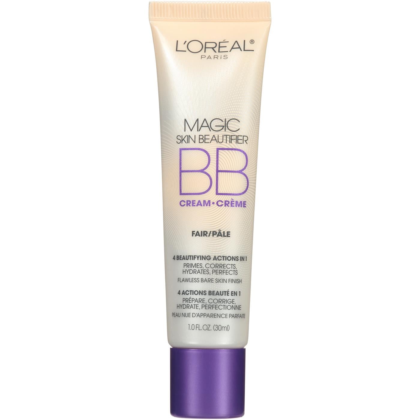 L'ORÉAL PARIS Magic Skin Beautifier BB Cream for Face with Vitamin C & E, Medium, 1 fl. oz.