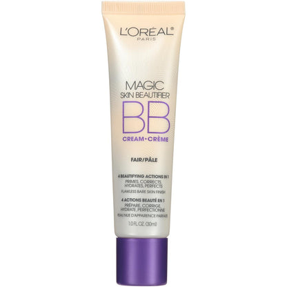 L'ORÉAL PARIS Magic Skin Beautifier BB Cream for Face with Vitamin C & E, Medium, 1 fl. oz.