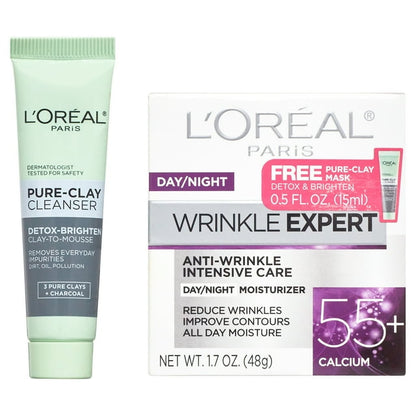 L'ORÉAL PARIS Wrinkle Expert 55+ Moisturizer, 1.7 oz.