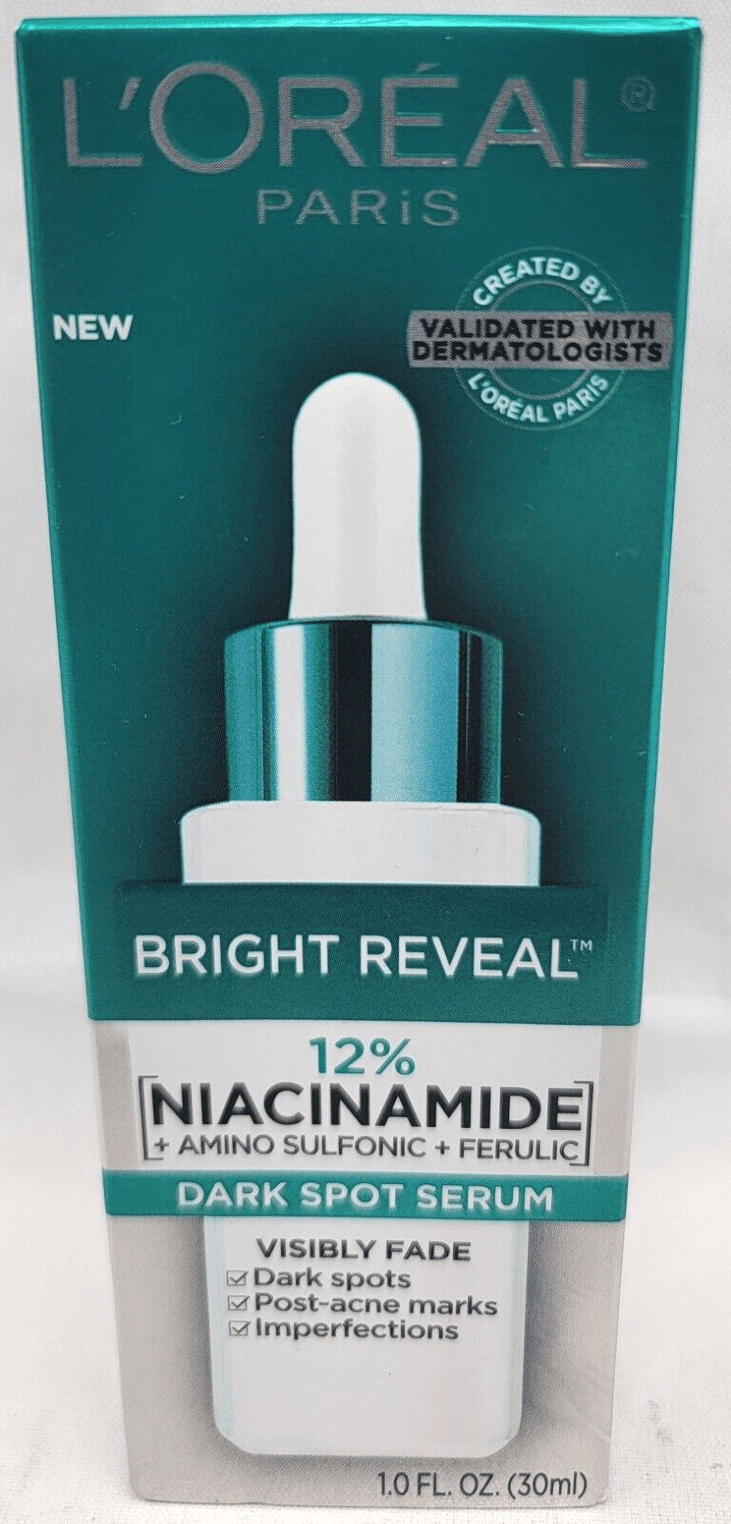 L'ORÉAL PARIS Bright Reveal Niacinamide Dark Spot Serum, 1 fl oz