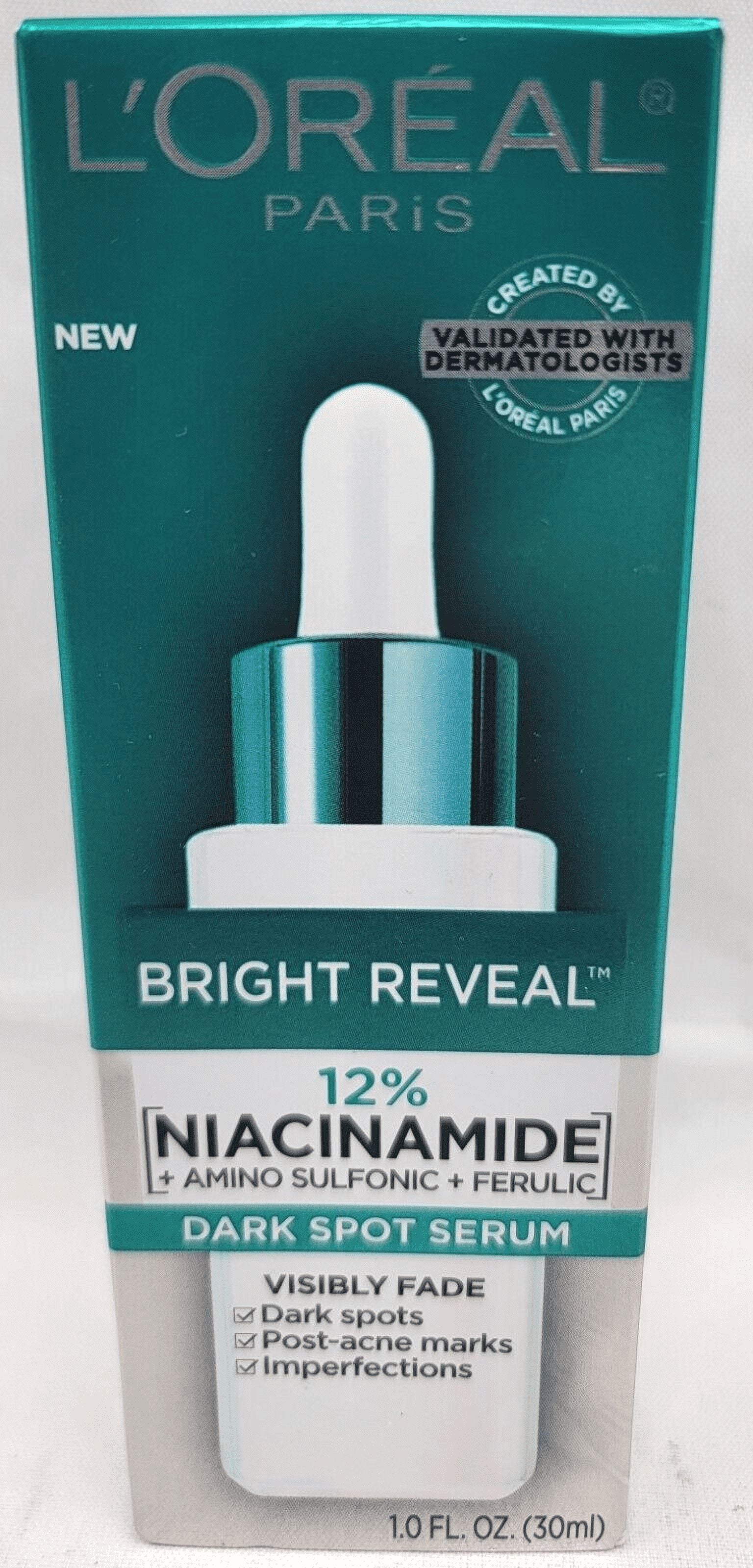 L'ORÉAL PARIS Bright Reveal Niacinamide Dark Spot Serum, 1 fl oz