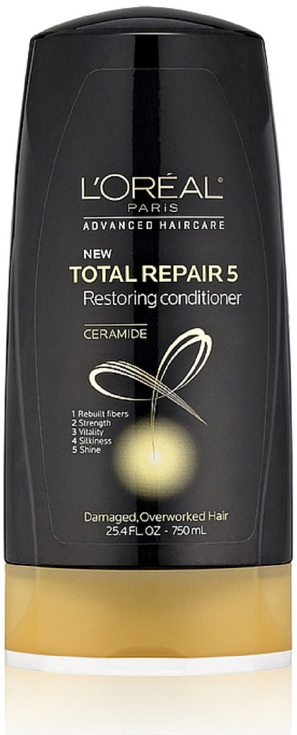L'ORÉAL PARIS Elvive Advanced Haircare Total Repair 5 Restoring Conditioner, 12.6 fl. oz.