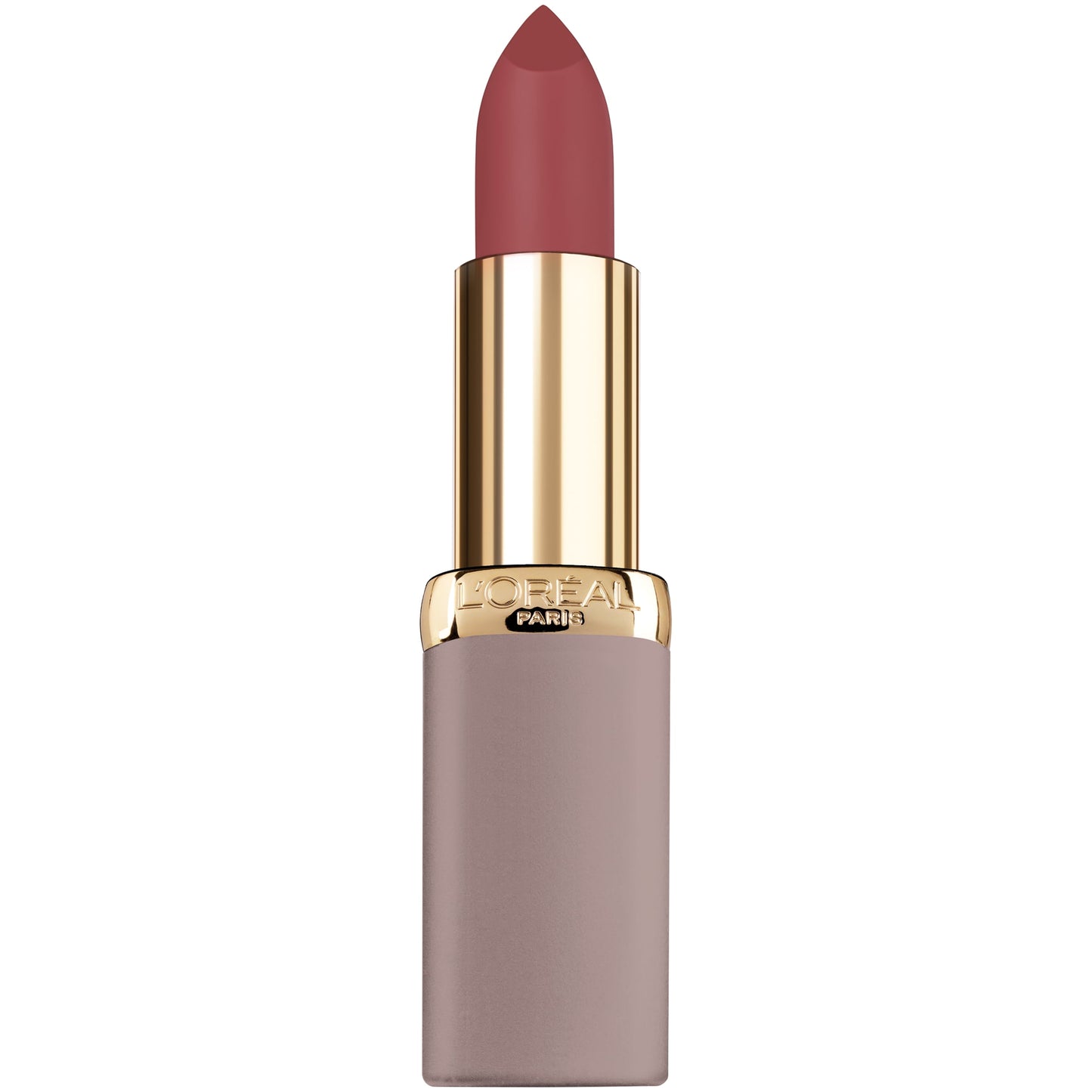 L'ORÉAL PARIS x Muglar Power Matte Lipstick, 02 Warm Rose Nude