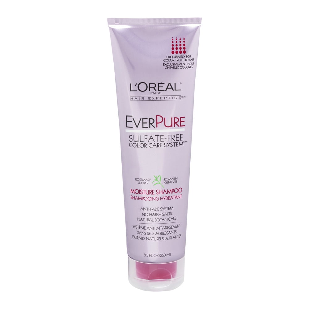 L'ORÉAL PARIS EverPure Moisture Rosemary Oil Shampoo for Dry Hair, 8.5 fl. oz