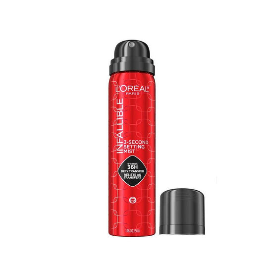 L'ORÉAL PARIS Infallible 3-Second Setting Mist Up to 36 Hour Wear Setting Spray, 1.76 oz