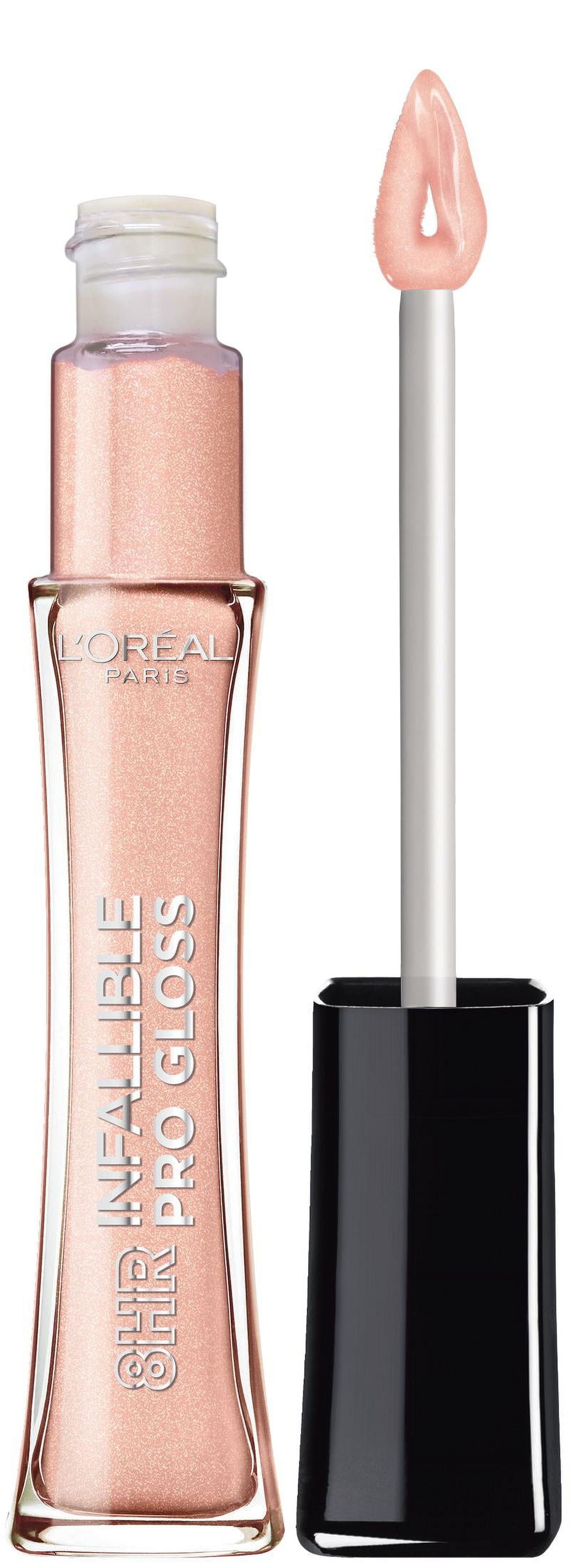 L'ORÉAL PARIS Infallible 8 Hour Pro Lip Gloss, Hydrating Finish, 405 Coral Sands, 0.21 fl. oz.
