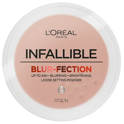 L'ORÉAL PARIS Infallible Blur-fection Longwear Loose Setting Powder - 015 Translucent Medium Deep