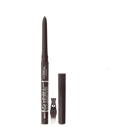 L'ORÉAL PARIS Infallible Never Fail Pencil Eyeliner with Built in Sharpener, 531 Brown, 0.008 oz.