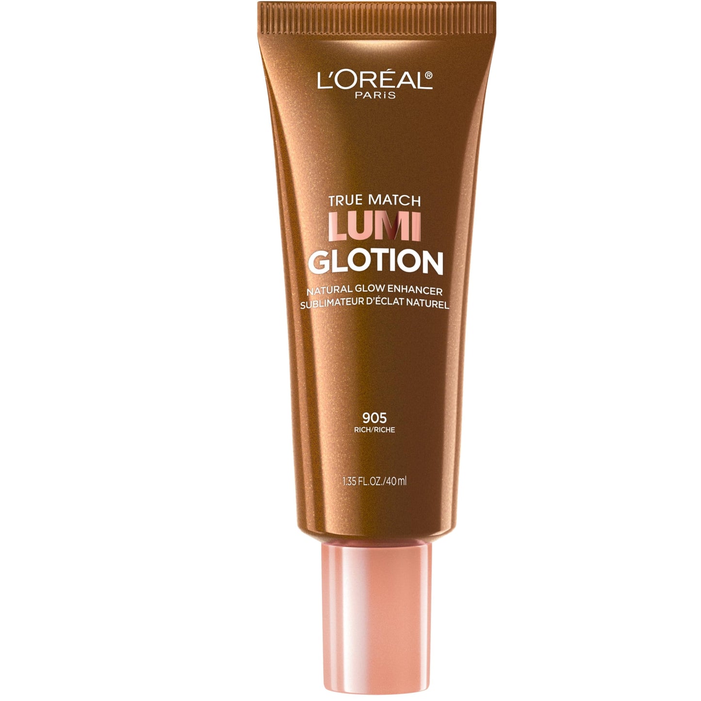 L'ORÉAL PARIS True Match Lumi Glotion Natural Glow Enhancer, 904 Deep Glow, 1.35 fl oz
