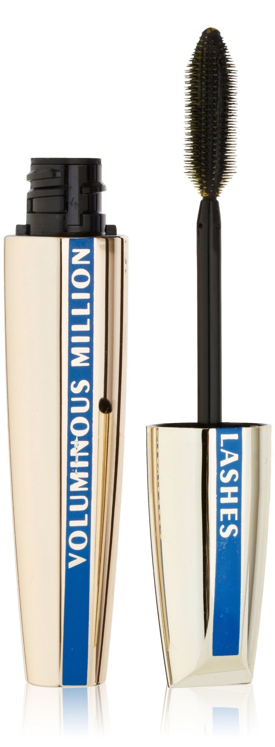 L'ORÉAL PARIS Voluminous Million Lashes Waterproof Mascara, 670 Blackest Black Waterproof, 0.32 fl. oz.