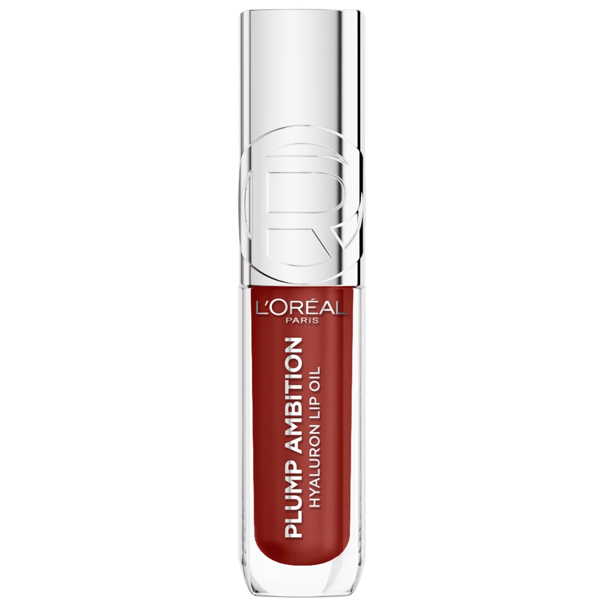 L'ORÉAL PARIS Plump Ambition Hyaluron pH Lip Oil Plumping Lip Gloss, ph Cristal Ice, 0.16 fl oz