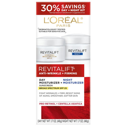 L'ORÉAL PARIS Revitalift Anti-Wrinkle + Firming Day Moisturizer SPF 25, 1.7 oz.