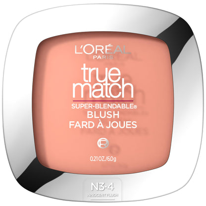 L'ORÉAL PARIS True Match Super-Blendable Oil Free Makeup Powder, C9 Deep, 0.34 oz