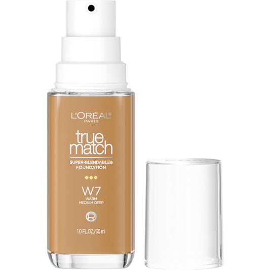 L'ORÉAL PARIS True Match Super-Blendable Foundation, Medium Coverage, C11, Deep, 1 fl. oz.