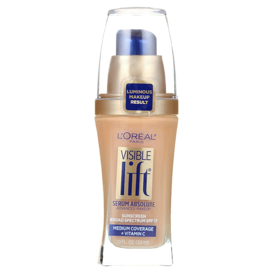L'ORÉAL PARIS Visible Lift Serum Absolute Lightweight Foundation, 144 Light Ivory, 1 oz