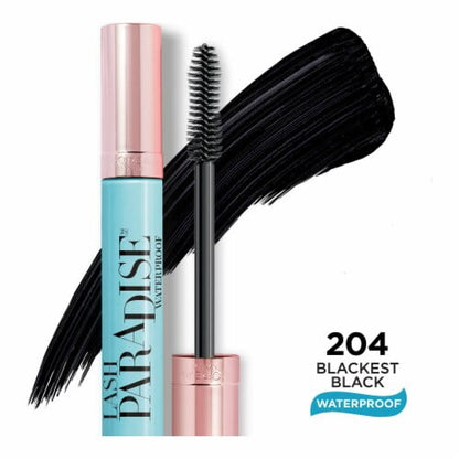 L'ORÉAL PARIS Voluminous Lash Paradise Waterproof Mascara, 204 Waterproof Blackest Black, 0.28 fl oz