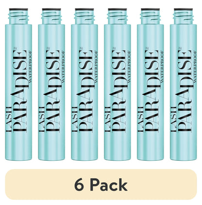 L'ORÉAL PARIS Voluminous Lash Paradise Waterproof Mascara, 204 Waterproof Blackest Black, 0.28 fl oz