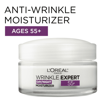 L'ORÉAL PARIS Wrinkle Expert 35+ Anti-Aging Face Moisturizer with Collagen, 1.7 oz.