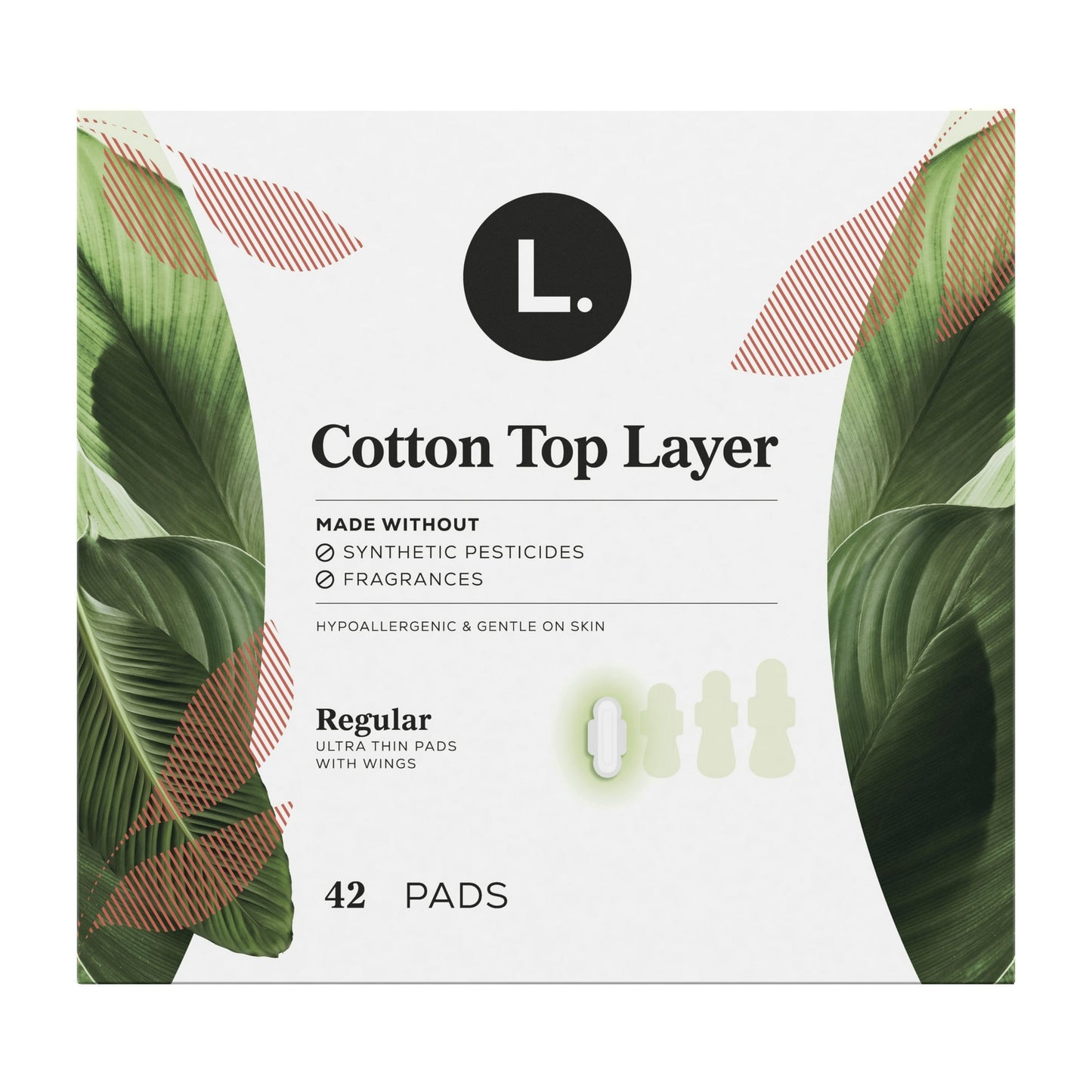 L. Pads Size 3 Ultra Thin Regular 42 Count Wings