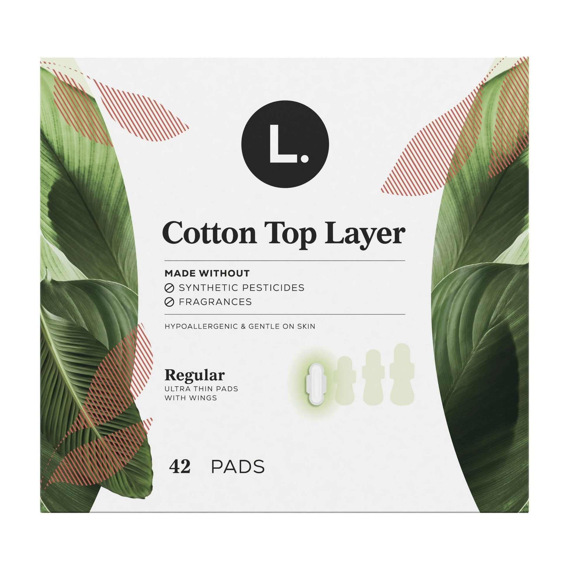 L. Pads Size 3 Ultra Thin Regular 42 Count Wings