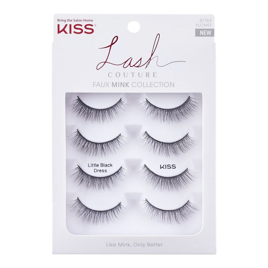 Kiss Lash Couture Faux Mink Little Black Dress Multi-Pack